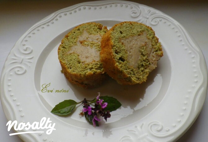 Matcha teás gesztenyerolád