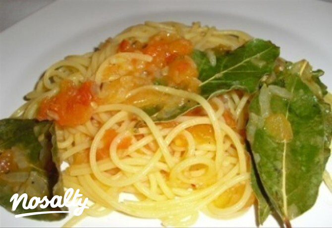 Spaghetti all'alloro