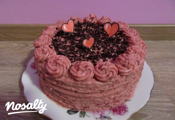 Meggykrémes torta