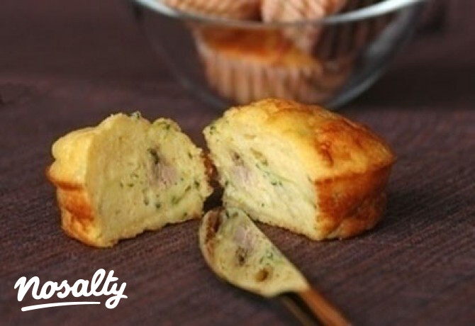 Cukkinis-húsos muffin
