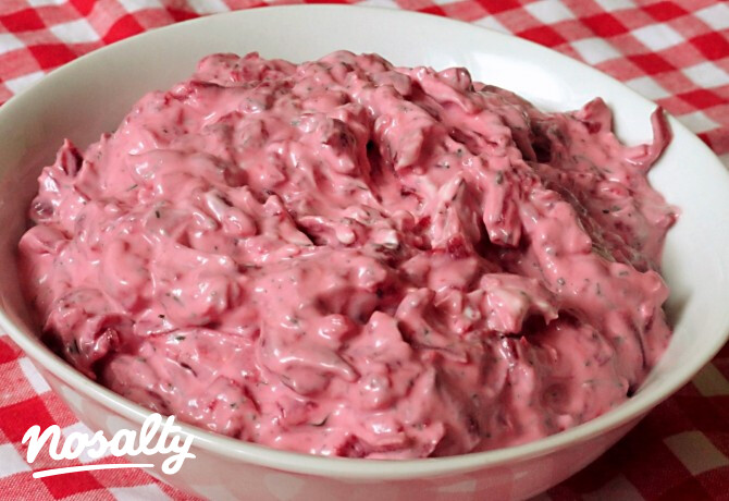 Céklás tzatziki