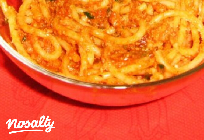 Spagetti olasz módra Dianaturától