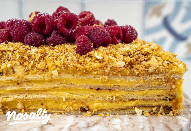 Impozáns Napóleon-torta