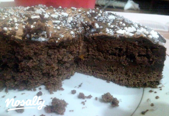 Gluténmentes sacher torta Anna módra