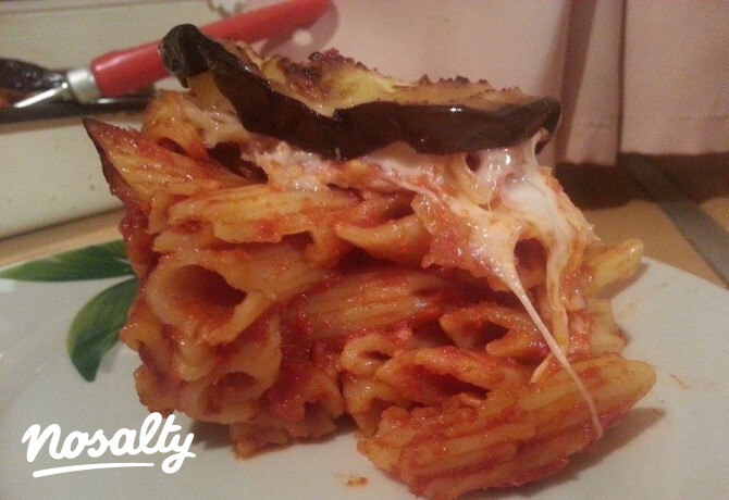Paradicsomos sült penne