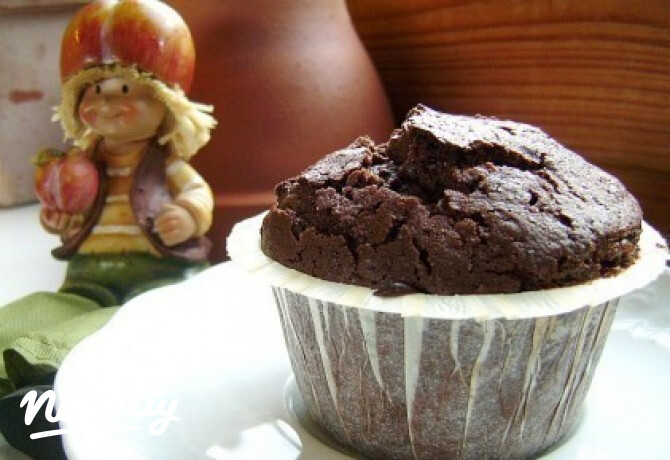 Pocket coffee muffin