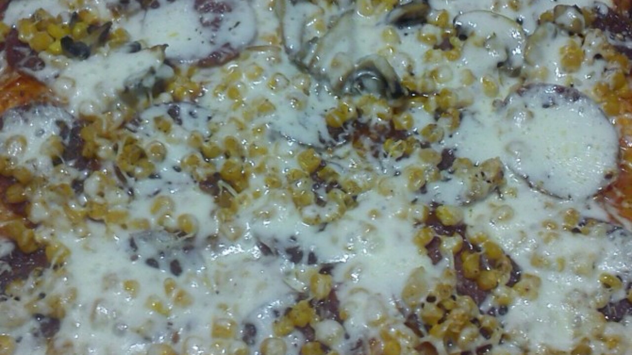Lecsós pizza házilag