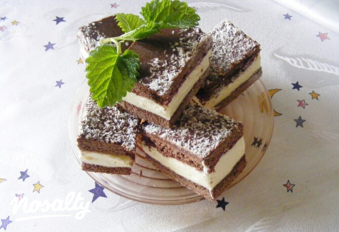 Kókuszos kinder kocka