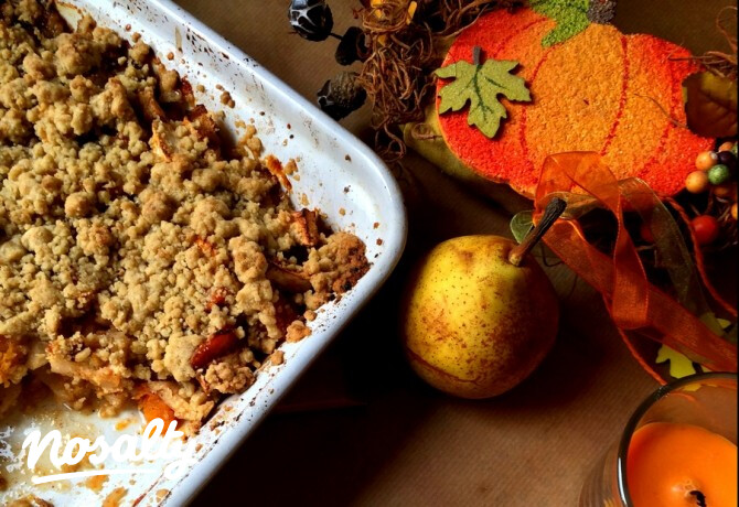 Sütőtökös crumble