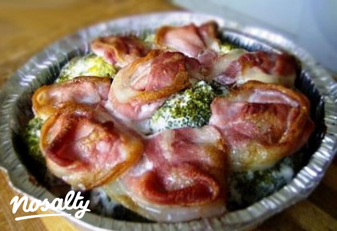 Baconös brokkoli