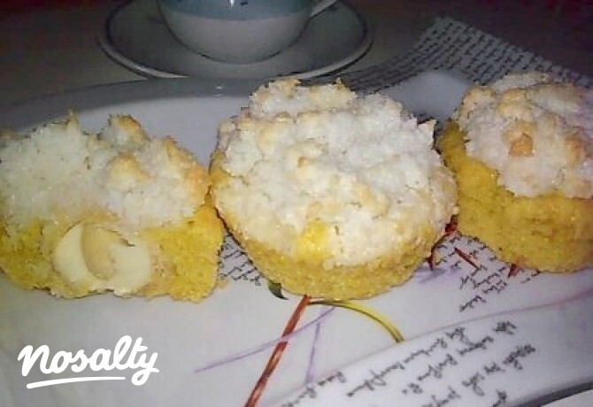 Kókuszos-raffaello-s muffin