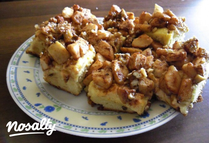 Almás pite grillázzsal