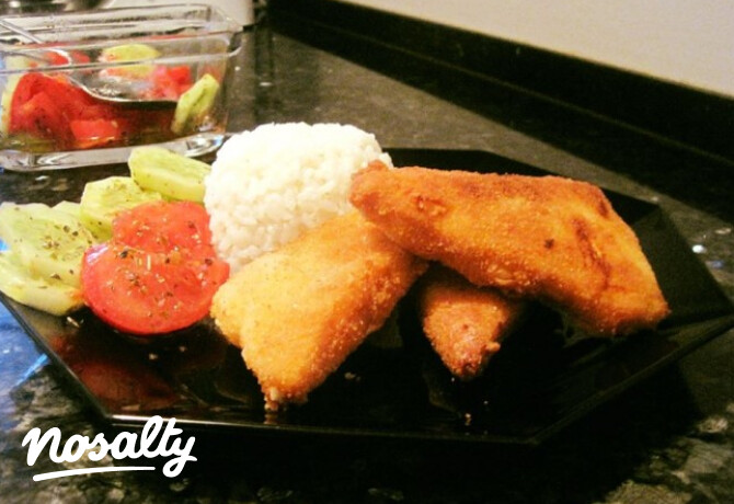 Panírozott feta sajt