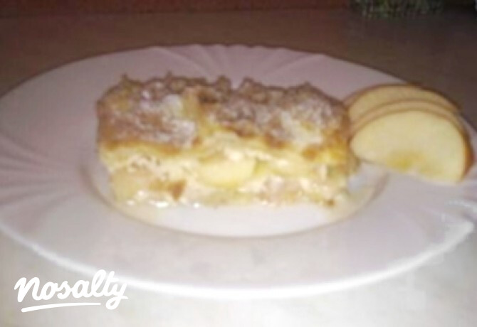 Édes almás lasagne