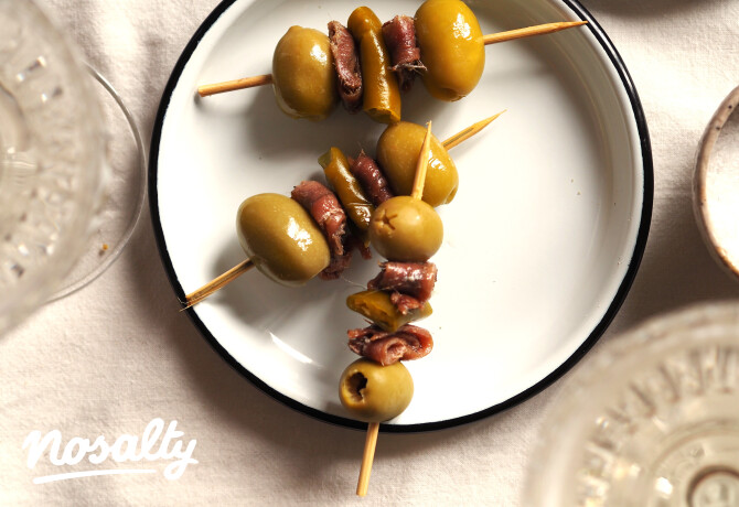 Gilda, a legnépszerűbb baszk pintxo