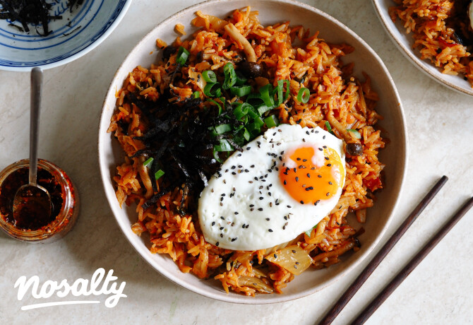 Kimchis pirított rizs (Kimchi Bokkeumbap, 김치볶음밥)