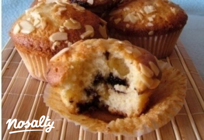 Csokis-mandulás muffin