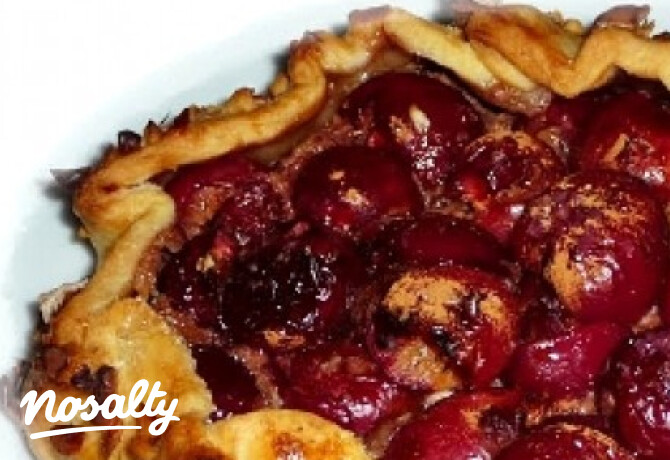 Cseresznyés galette mascarponés krémmel