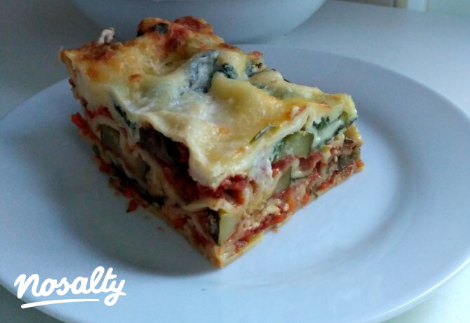 Zöldséges lasagne