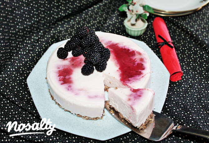 Szedres sajttorta sütés nélkül