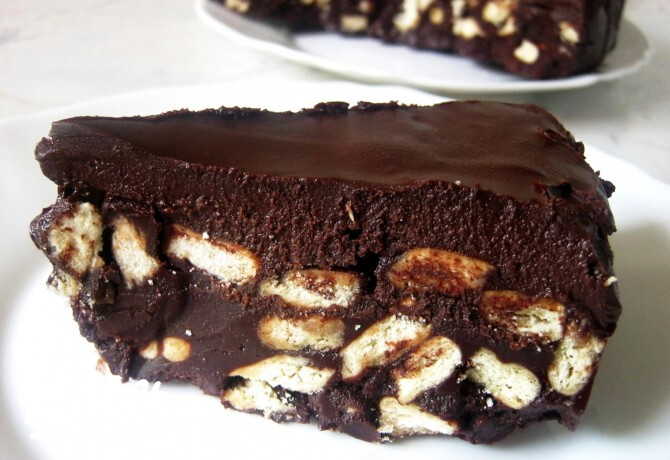 Csokis keksztorta