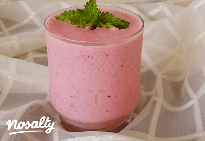 Málna-cseresznye-smoothie