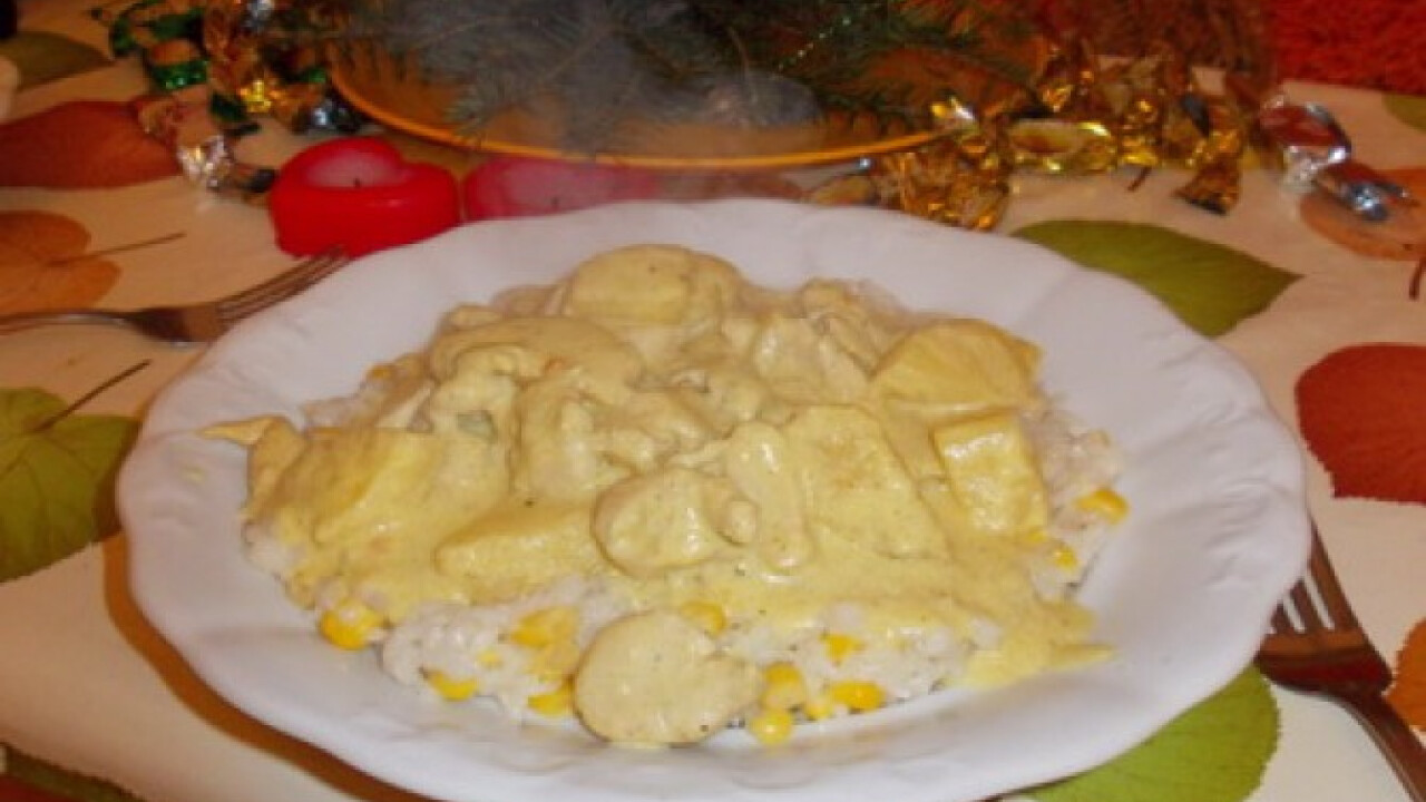 Curry-s csirke ananásszal