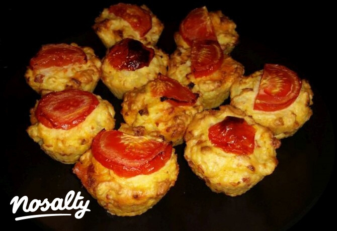 Sonkás-tojásos krumpli muffin formában
