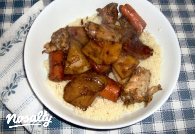 Kuszkuszos tagine