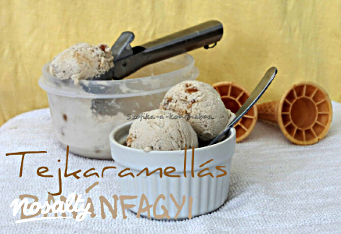 Tejkaramellás banánfagyi