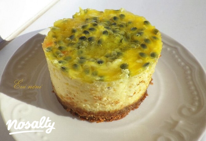 Maracujás sajttorta