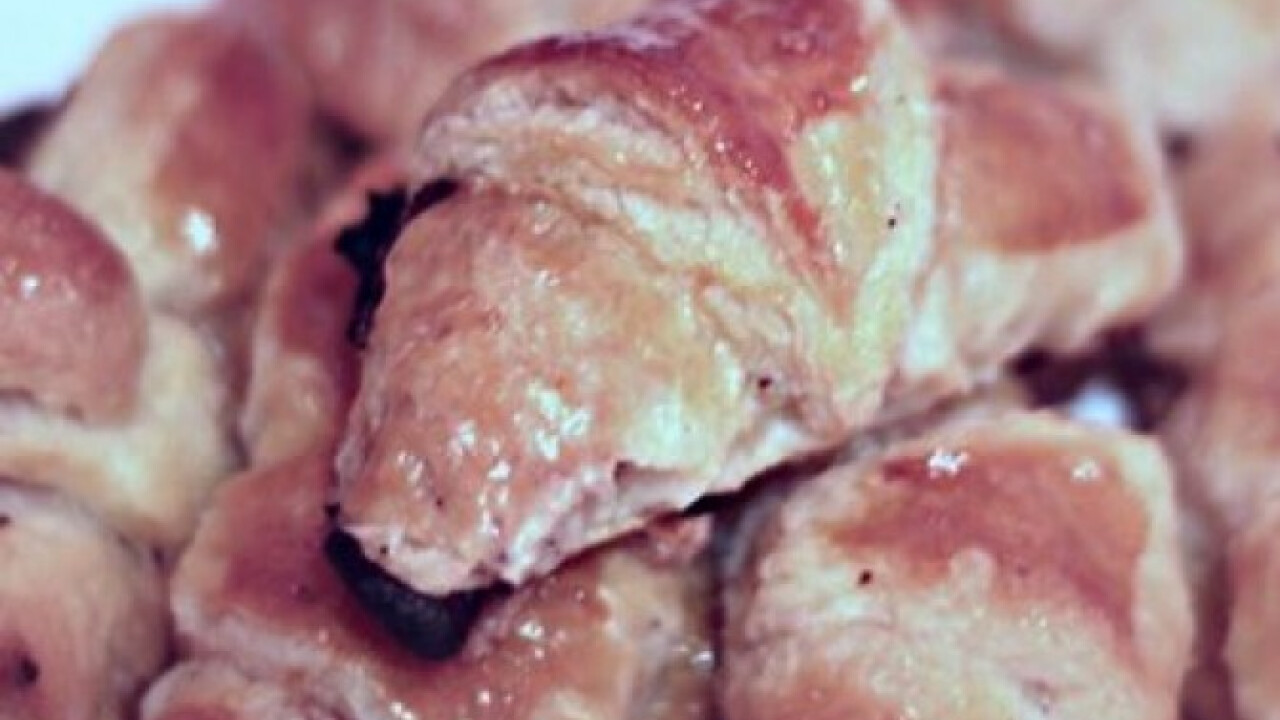 Csokoládés croissant szirupban