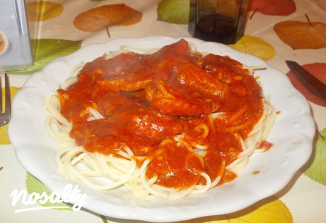 Bolognai sertésszelet tésztával