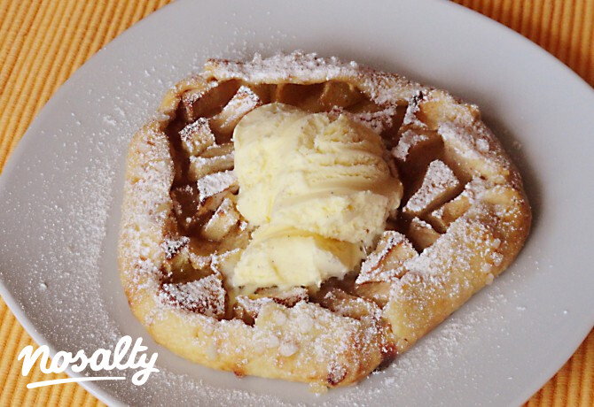 Almás galette