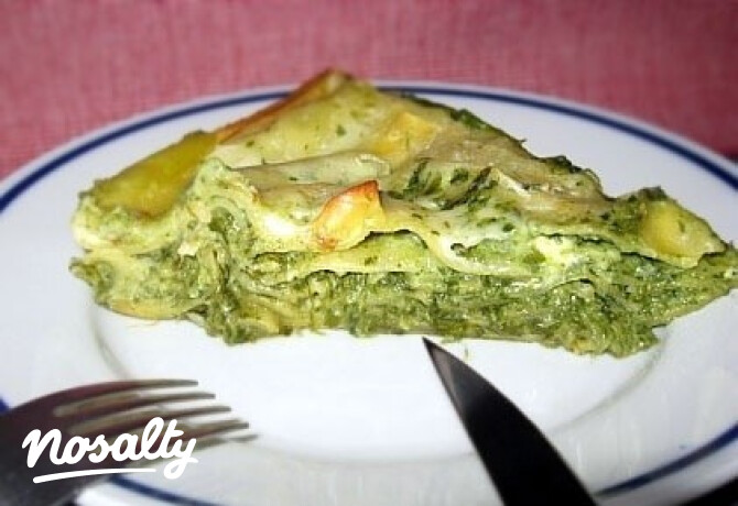 Spenótos lasagne 2.