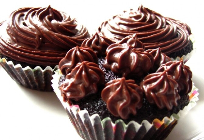 Csupamokka cupcake