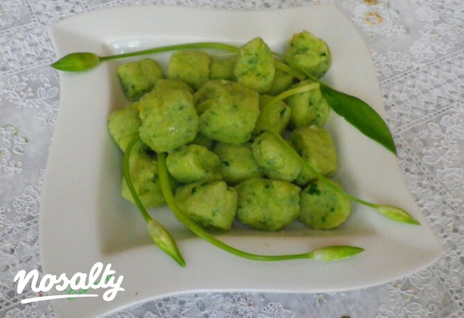 Medvehagymás gnocchi