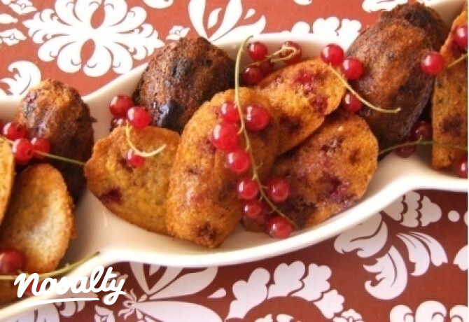 Csokis-ribizlis madeleine