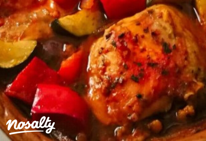 Mediterrán csirke Izmini konyhájából