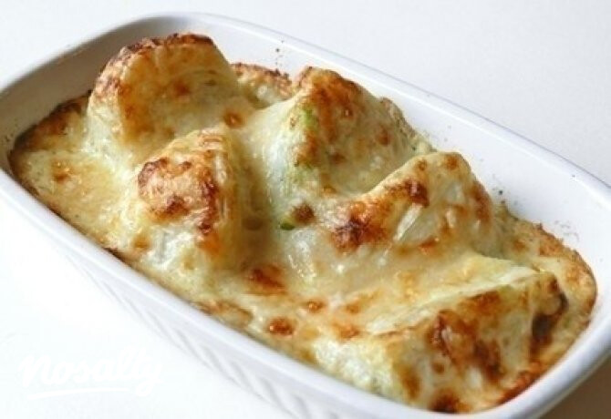Édeskömény gratin