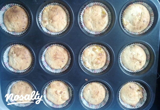 Túrós-narancsos muffin