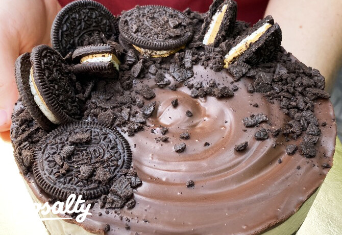 Vegán Oreo torta