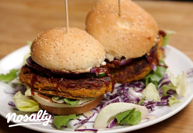 Vega burger SPAR konyhájából