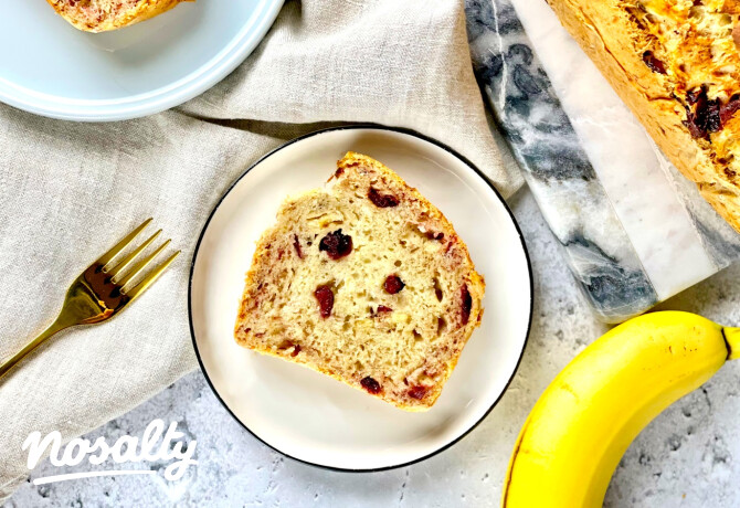 Vegán és gluténmentes banánkenyér