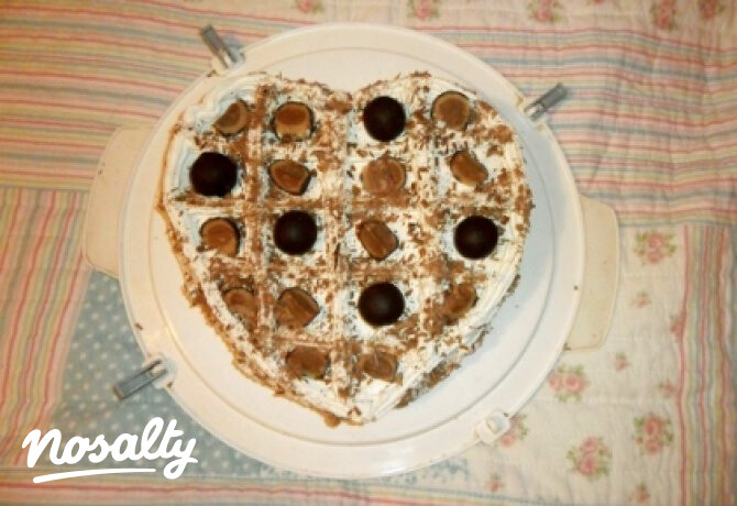Mandulás szülinapi torta