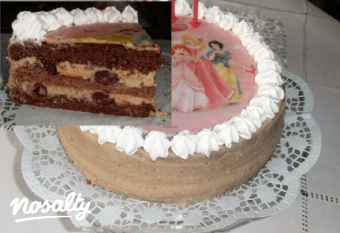 Gesztenyeerdő torta