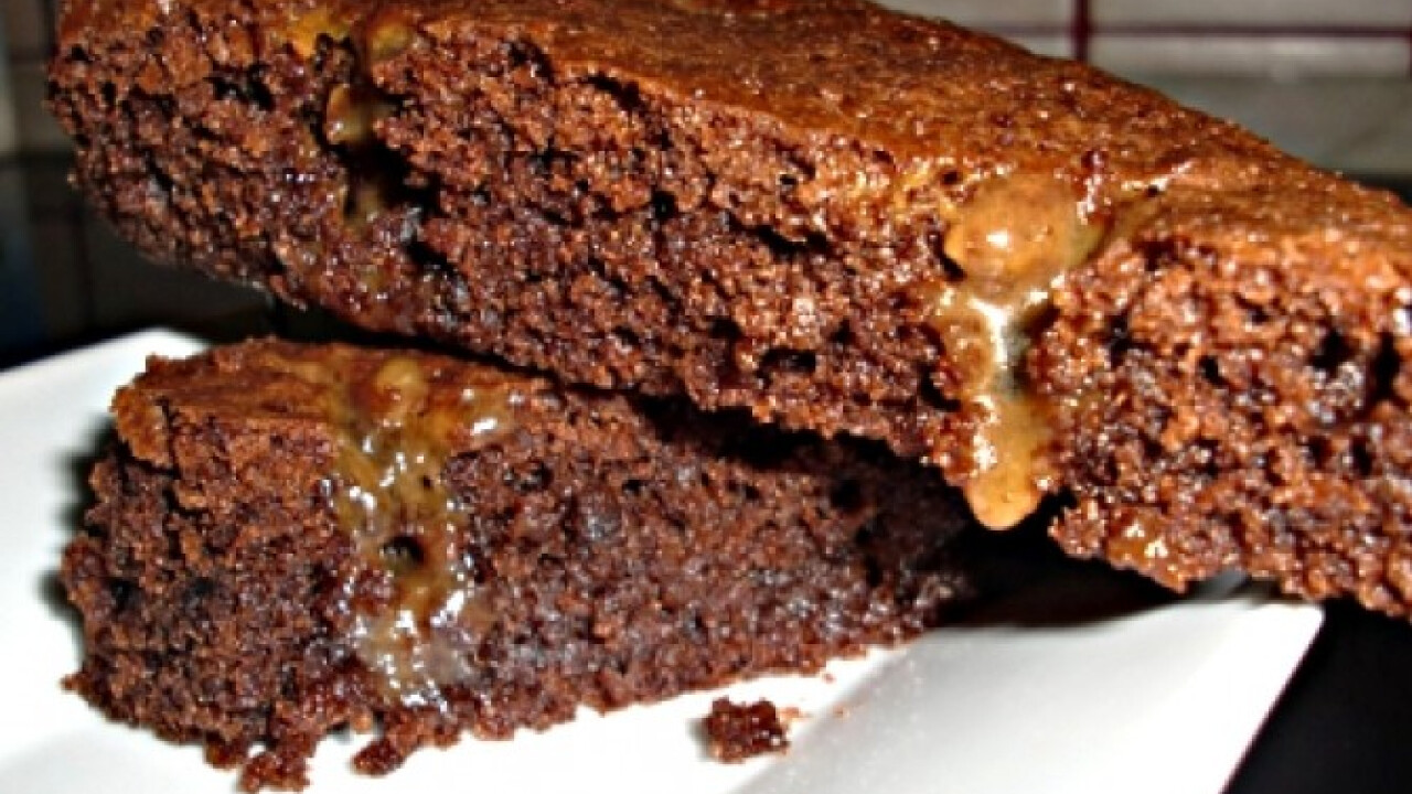 Sós karamellás brownie