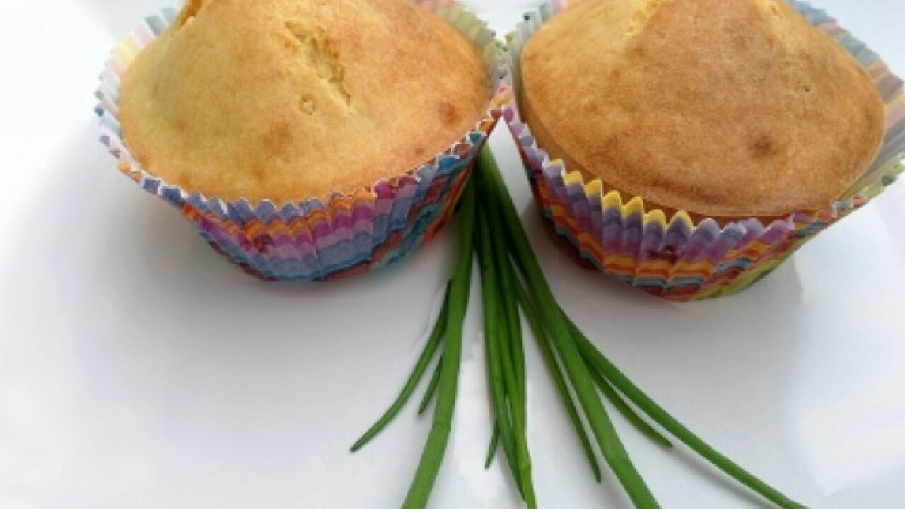 Krumplis-tejfölös muffin