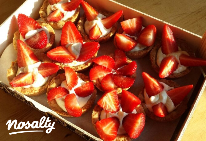Mini epres cheesecake