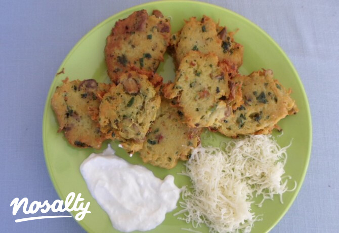 Gombás lángos